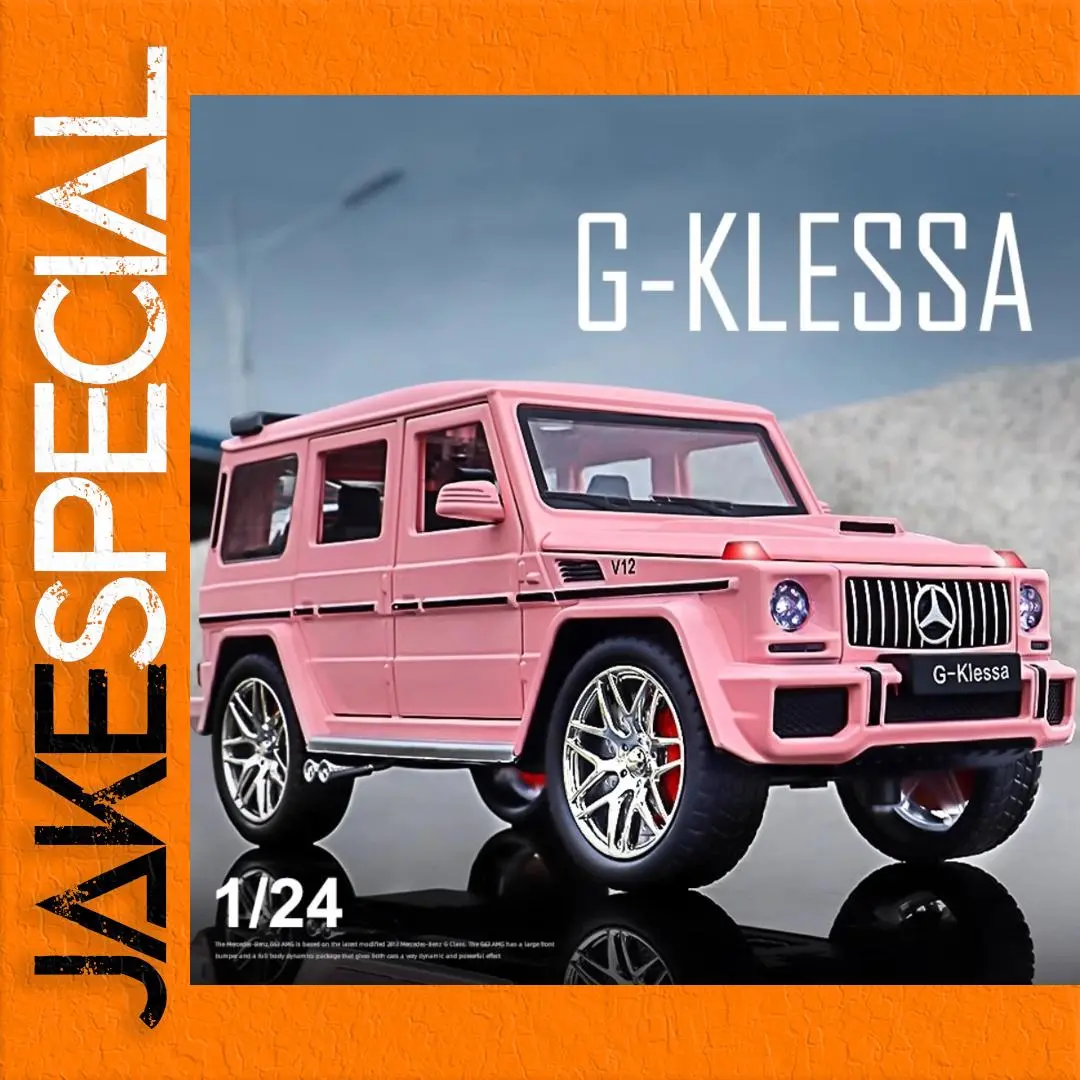 Pink Mercedes-Benz G-Class Diecast Toy Car 1 Pink Mercedes-Benz G-Class Diecast Toy Car