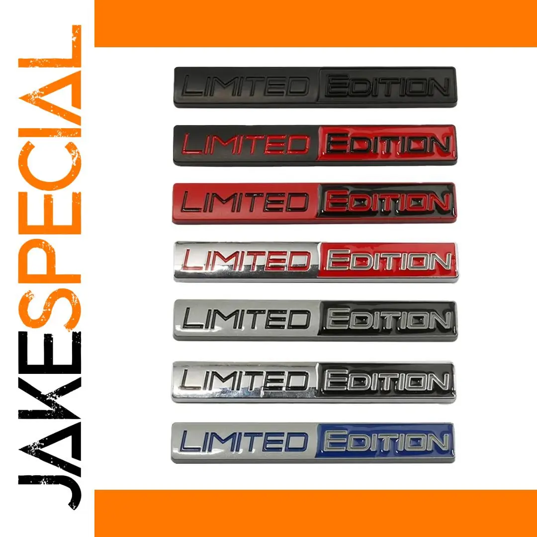 Limited Edition Metal Car Sticker Collection 1 Limited Edition Metal Car Sticker Collection
