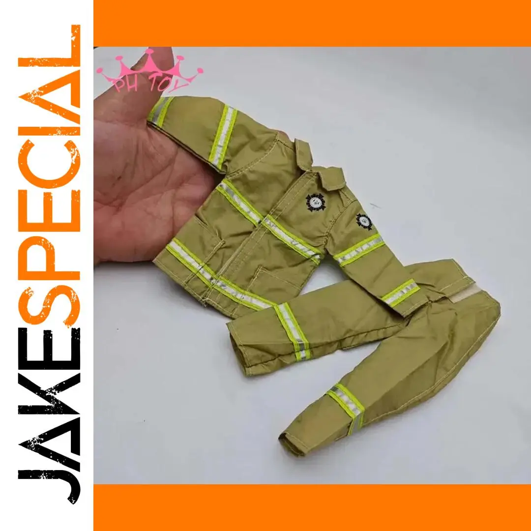 1/6 Scale Firefighter Uniform Set for Action Figures 1 1/6 Scale Firefighter Uniform Set for Action Figures