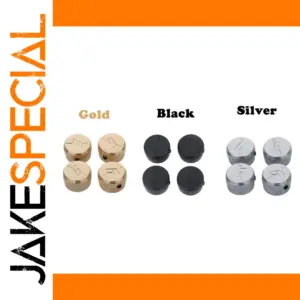 Gretsch Guitar Control Knobs Set Stainless Steel