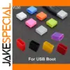 Silicone USB Port Dust Cover Set in 11 Colors