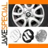 Suzuki Wheel Center Caps Set - 4 Alloy Covers