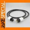 Premium 14 AWG Silver-Plated Power Cable for Hi-Fi Audio
