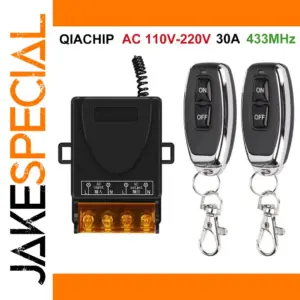 High-Power 220V RF Remote Switch System