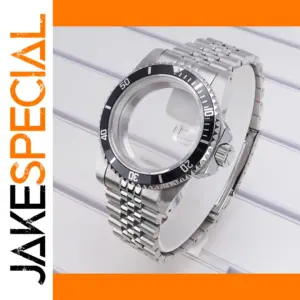 38mm Vintage Stainless Steel Watch Case for Seiko