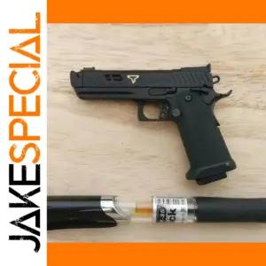 Miniature TTI G34 Pistol Keychain in Matte Black