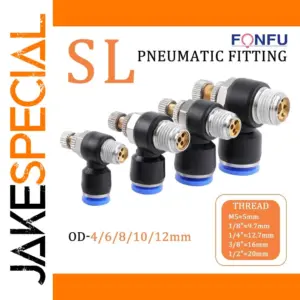 Durable Pneumatic Quick-Release Fittings Set