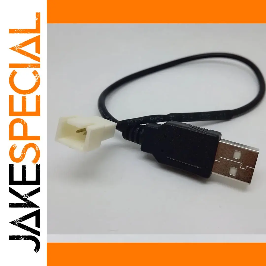 USB A to Fan Adapter Cable 30cm for 2/3-pin Fans 1 USB A to Fan Adapter Cable 30cm for 2/3-pin Fans