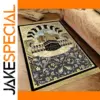 Elegant 40x60 cm Islamic Prayer Mat with Gold Fringe