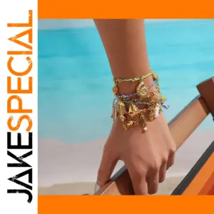 Beach-Inspired Stainless Steel Nautical Bracelet