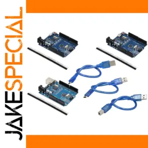 Blue UNO R3 Microcontroller Development Board Set