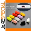 Colorful Silicone Dust Plugs for Type-C Ports