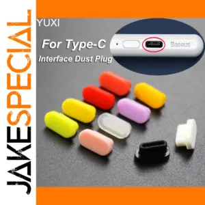 Colorful Silicone Dust Plugs for Type-C Ports