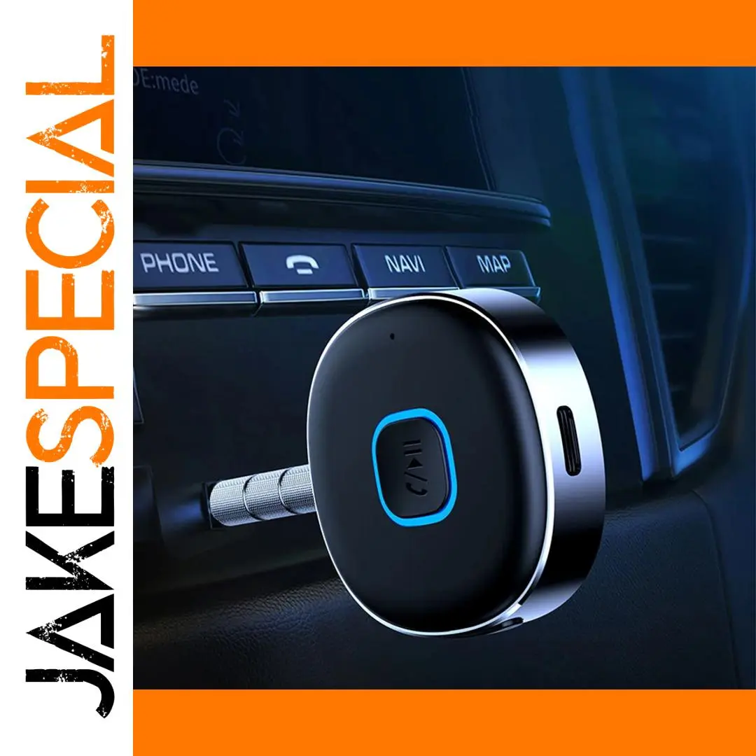 Black Bluetooth Receiver for Car Audio 1 Black Bluetooth Receiver for Car Audio