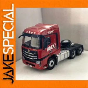Red Howo Max 1:24 Scale Alloy Truck Model