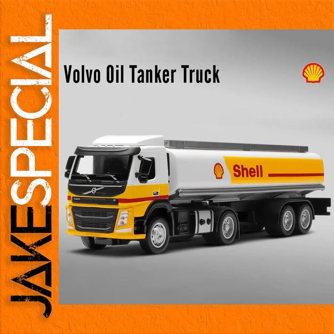 Volvo Oil Tanker Truck Trailer Model 1:50 Scale 1 Volvo Oil Tanker Truck Trailer Model 1:50 Scale