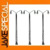 N Scale Vintage Streetlamps Set of 3