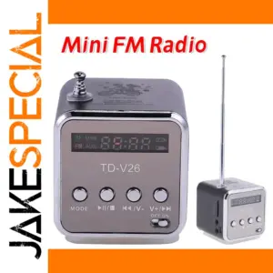 TD-V26 Portable FM Radio with Bluetooth