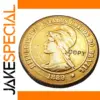Antique Brazil 1889 Replica Coin
