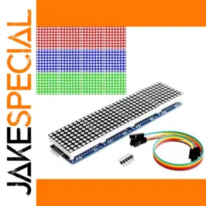 MAX7219 8x8 LED Dot Matrix Module for Microcontrollers