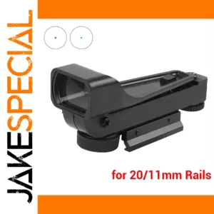 Airsoft Reflex Sight with Adjustable Magnification