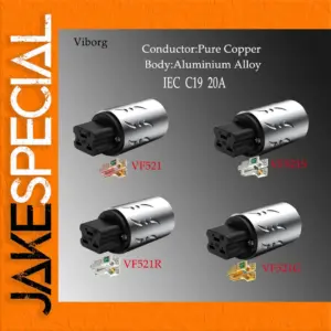 VF521 Series Power Connector in Multiple Finishes