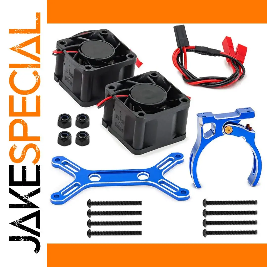 Metal Dual Cooling Fan for 1/5 RC Cars 1 Metal Dual Cooling Fan for 1/5 RC Cars