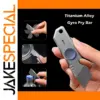 Titanium Alloy Gyro Pry Bar with Bottle Opener
