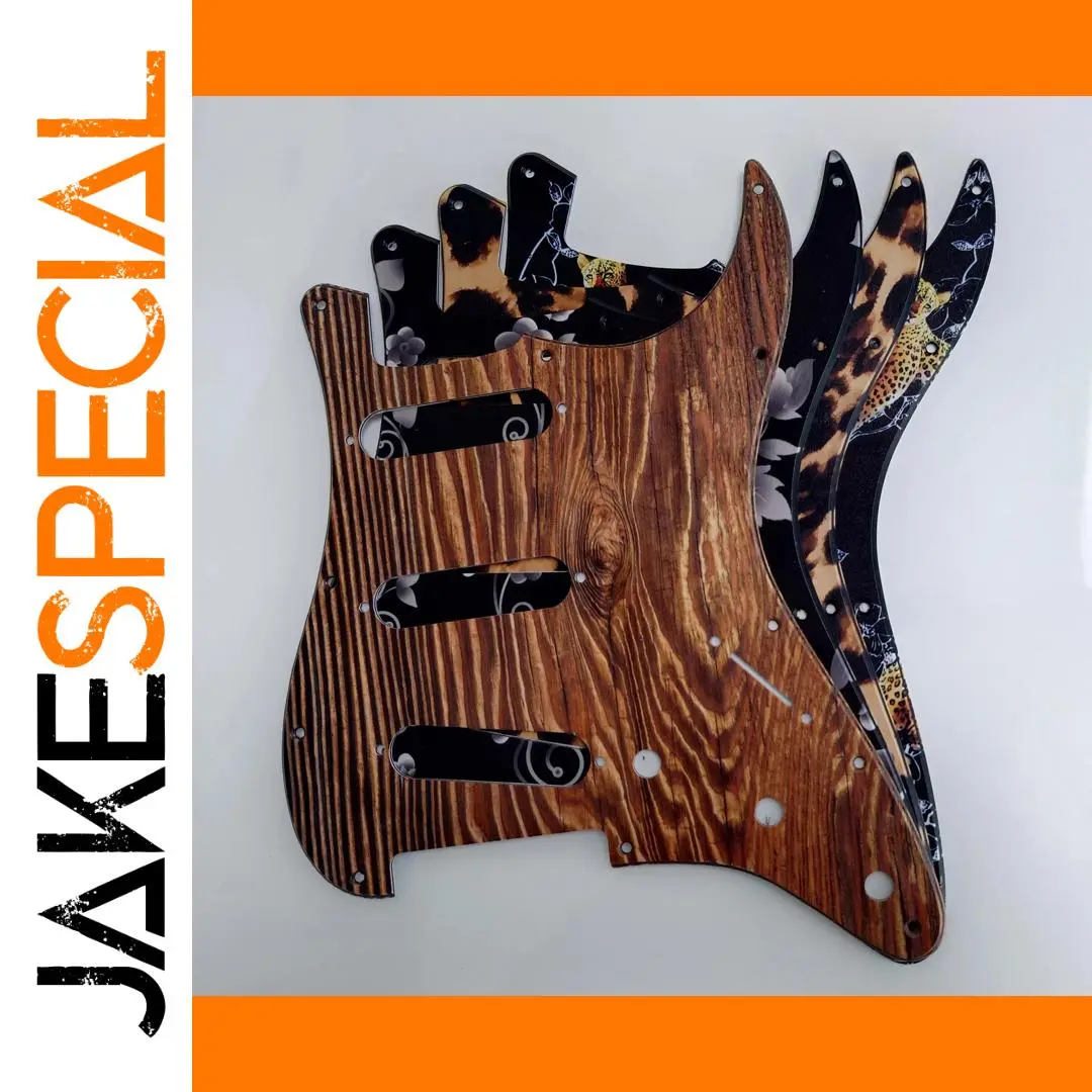 SSS Guitar Pickguard Set with Four Unique Designs 1 SSS Guitar Pickguard Set with Four Unique Designs