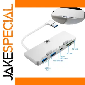 USB 3.0 Hub for iMac, 3 Ports, SD Card Reader