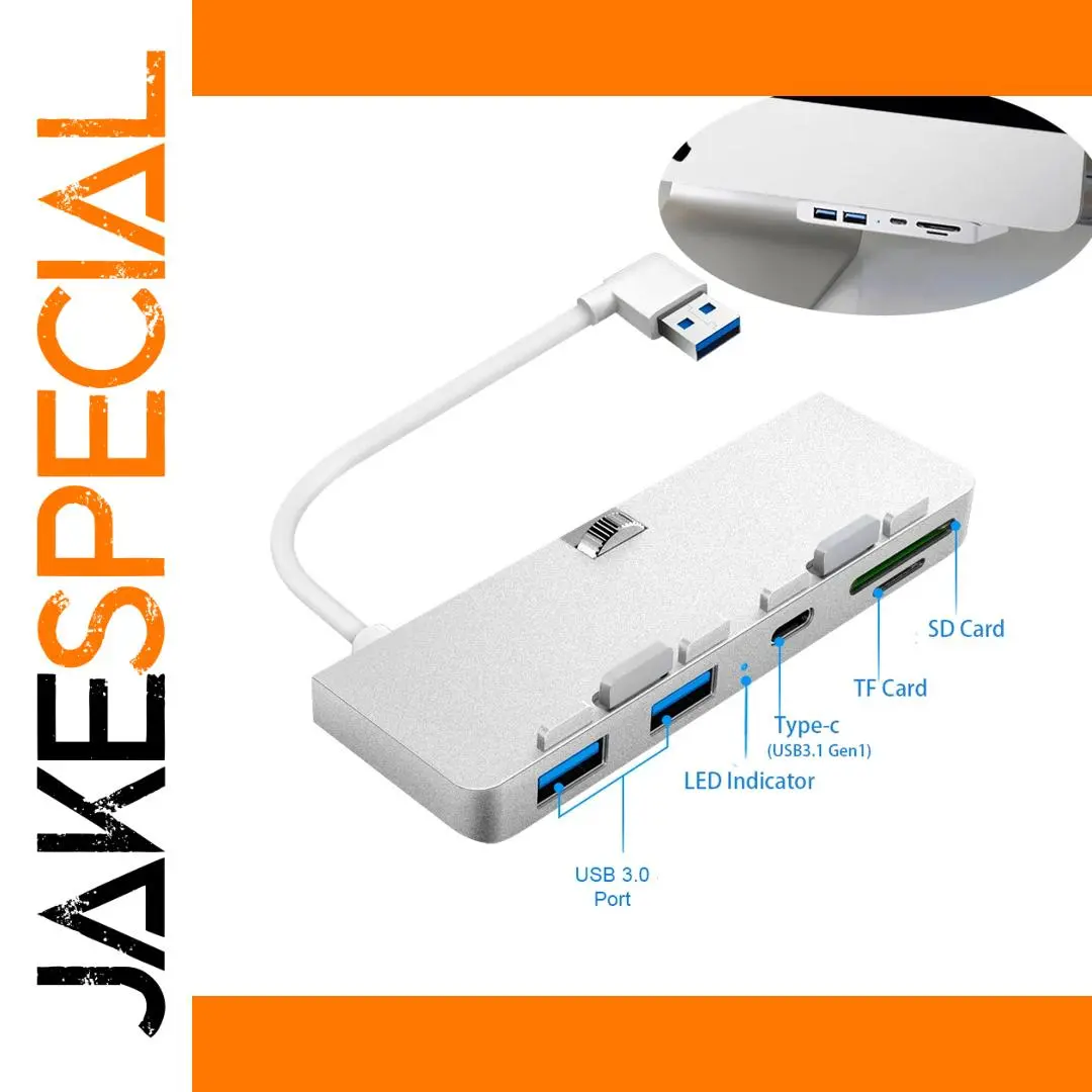 USB 3.0 Hub for iMac, 3 Ports, SD Card Reader 1 USB 3.0 Hub for iMac, 3 Ports, SD Card Reader