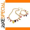 Vibrant Stainless Steel Fruit Jewelry Set