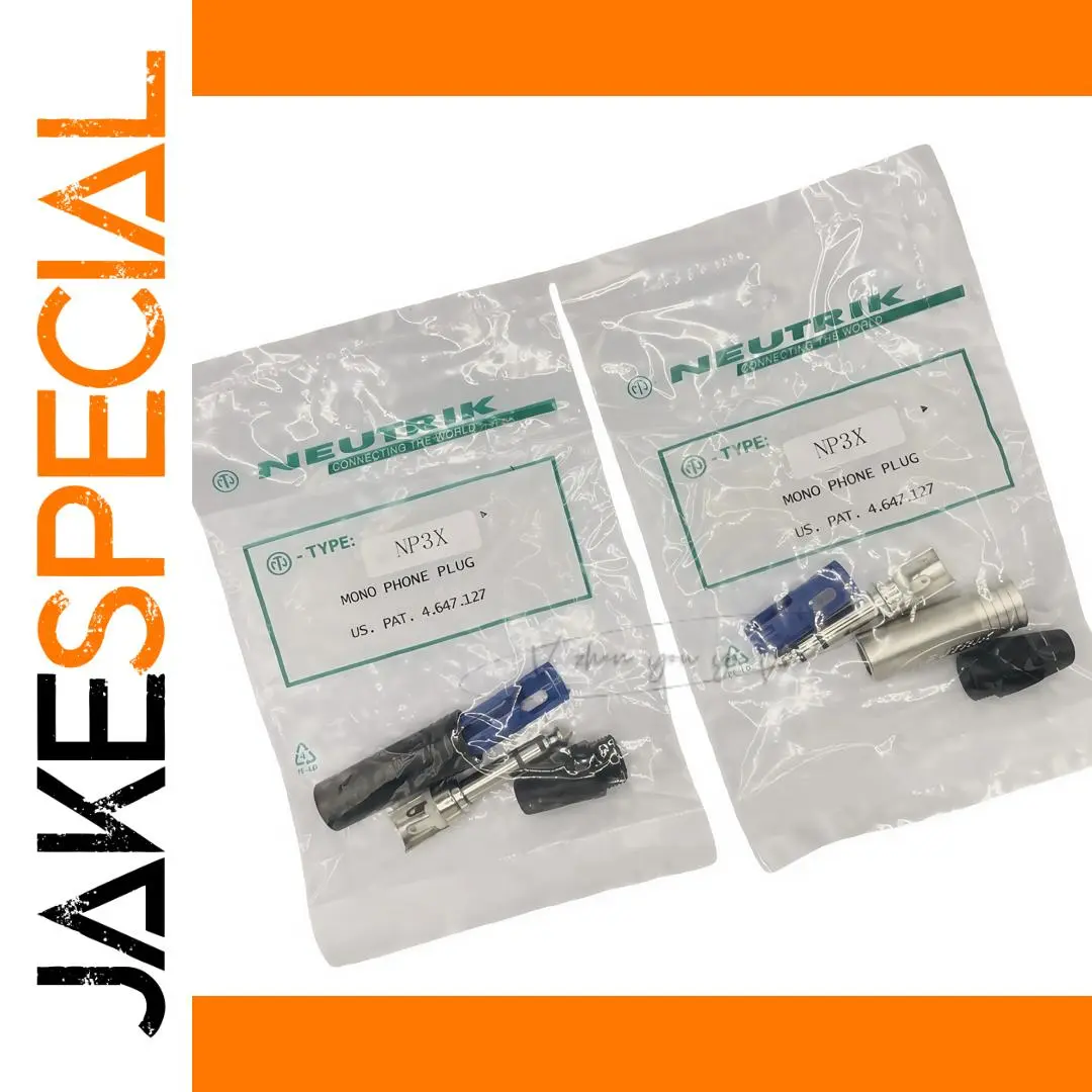 High-Quality 6.35mm NP3X Audio Connectors Set 1 High-Quality 6.35mm NP3X Audio Connectors Set