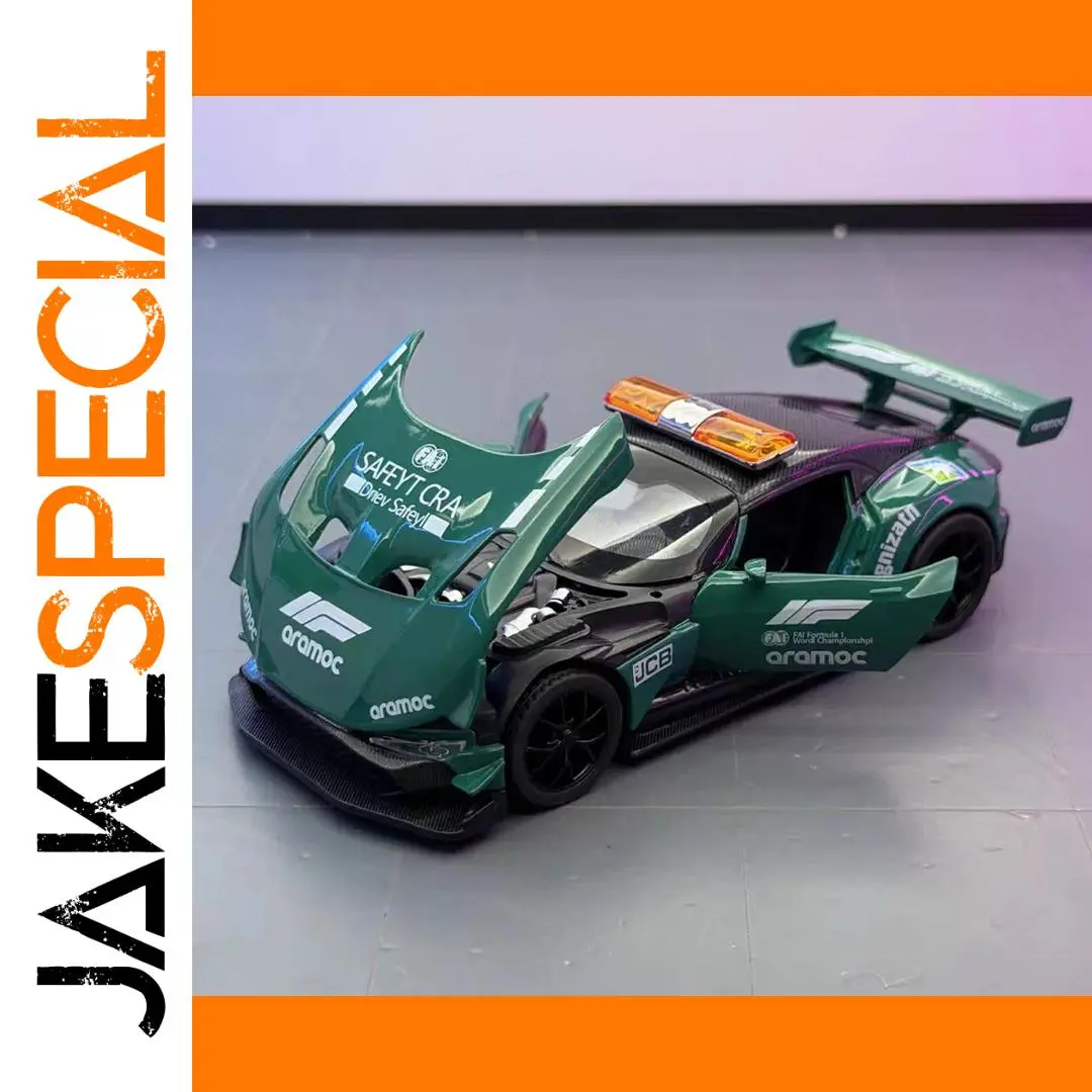 Vibrant Green 1:32 Scale Diecast Race Car 1 Vibrant Green 1:32 Scale Diecast Race Car