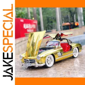 Mercedes-Benz 300SL 1/24 Die-Cast Model in Gold