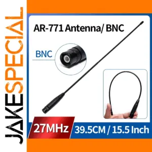 15.5-Inch BNC Whip Antenna for CB Radios