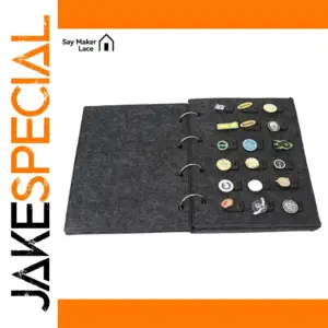 Elegant Felt Jewelry Organizer Book