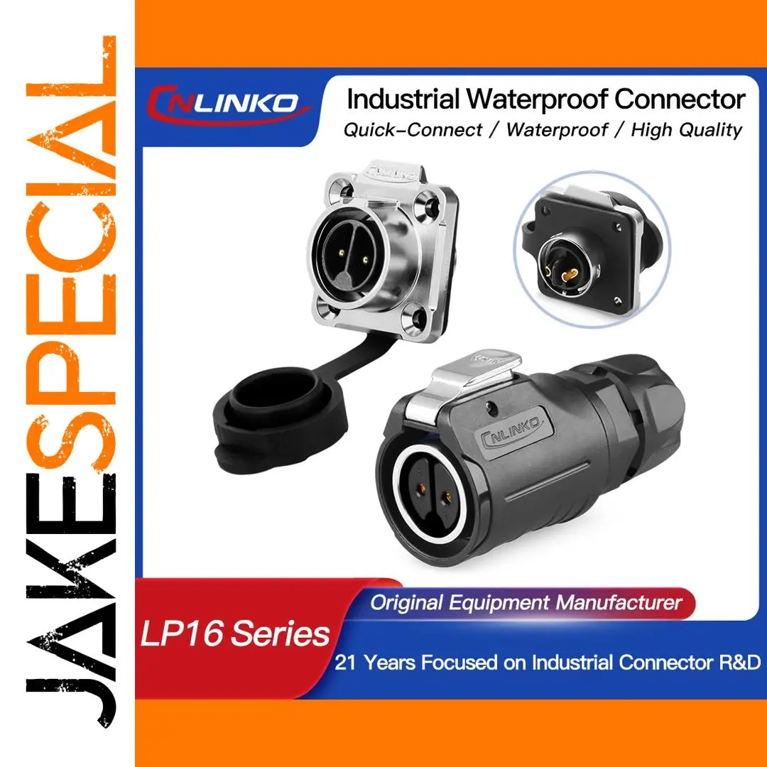 M16 Waterproof Power Cable Connector IP68 1 M16 Waterproof Power Cable Connector IP68