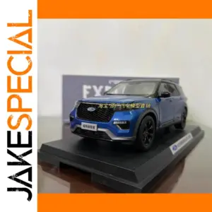 Blue 1:18 Diecast Changan Ford Explorer Model