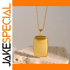 Women's Stainless Steel Geometric Pendant Necklace