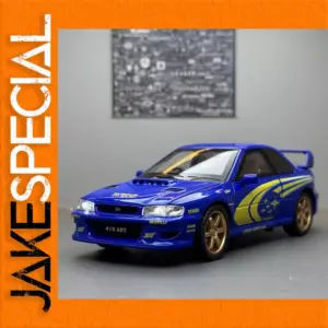 Blue Subaru Impreza 1:32 Scale Diecast Model Car