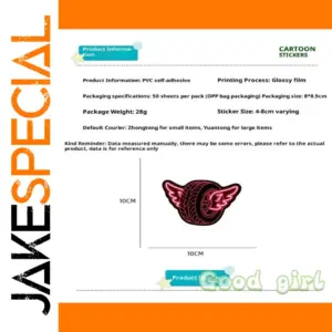 Japanese Graffiti Sticker Set 50 Waterproof PVC