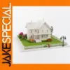 Miniature Two-Story Model House Kit 1:160 Scale