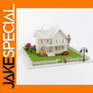Miniature Two-Story Model House Kit 1:160 Scale