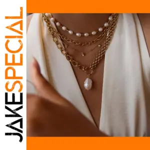 Stainless Steel Gold Necklace for Women