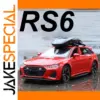 Vibrant Red 1:32 RS6 Diecast Car Model
