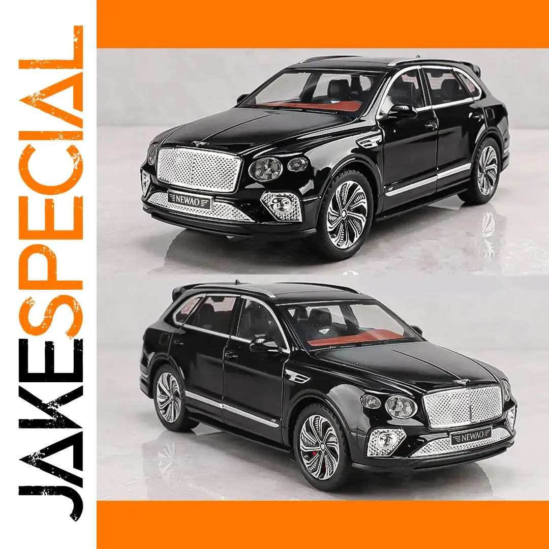 Black Bentley Bentayga 1:24 Diecast Model 1 Black Bentley Bentayga 1:24 Diecast Model