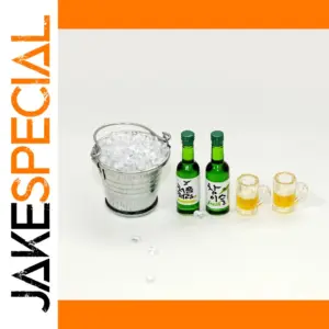 Miniature Dollhouse Beer Set for Realism