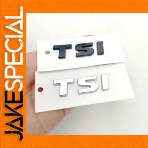 VW TSI Badge Emblem for Vehicle Rear Trunk