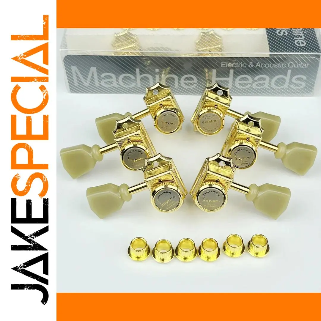Vintage Gold Locking Guitar Tuners for Les Paul & SG 1 Vintage Gold Locking Guitar Tuners for Les Paul & SG